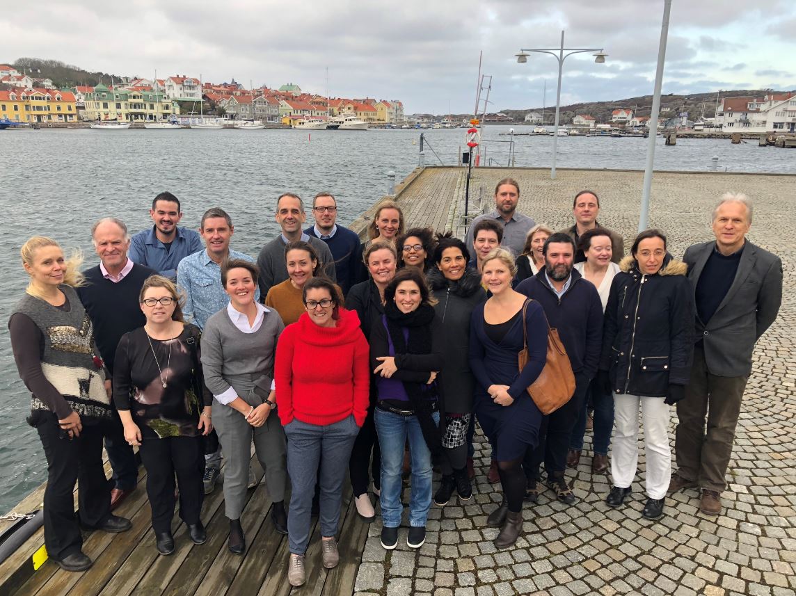 ATLAS partner David Johnson with the group attending the OSPAR Intersessional Correspondence Group on Marine Protected Areas in Marstrand, Sweden. 