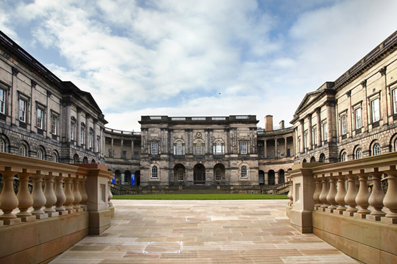 Entrance to the Playfair Library